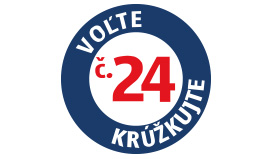 Voľte č.24 krúžkujte
